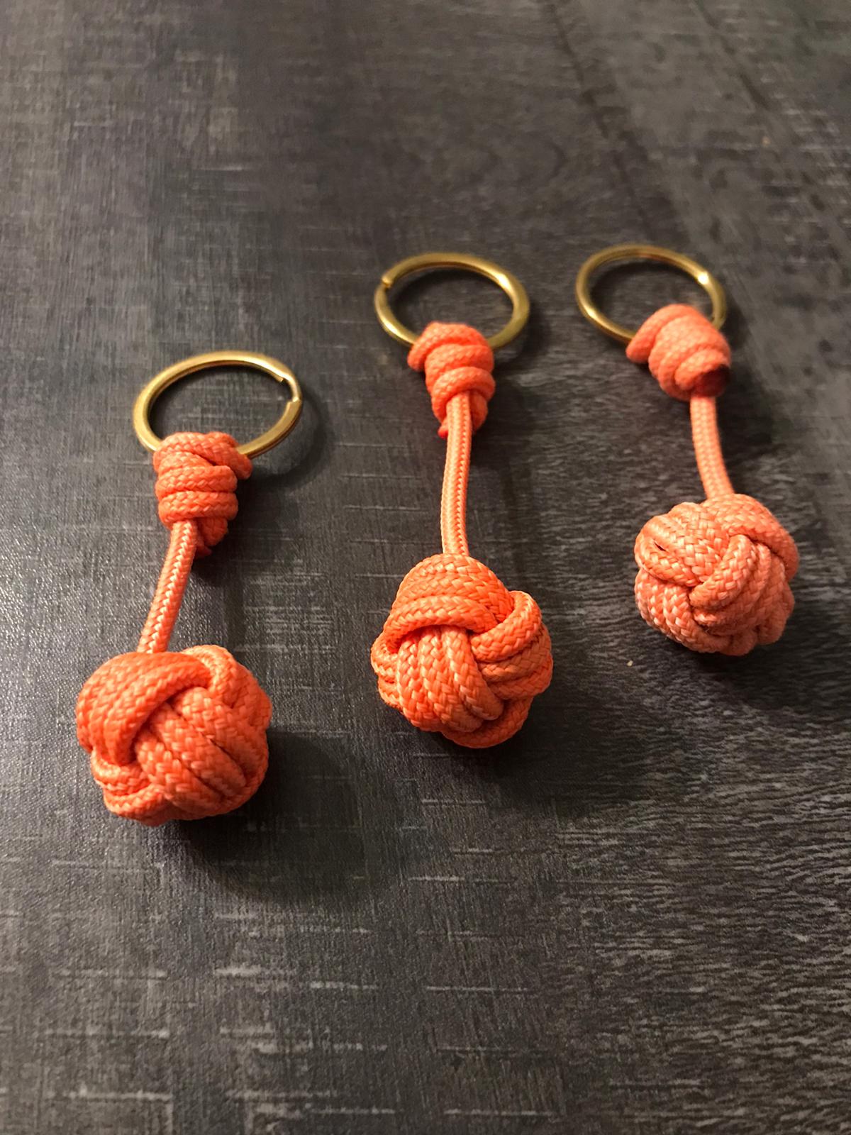 Porte Clés Pomme de Touline 2cm Orange – Image 2